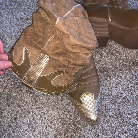 SPLASH FASHION WESTERN COWBOY BOOTS - Picture 3 of 6